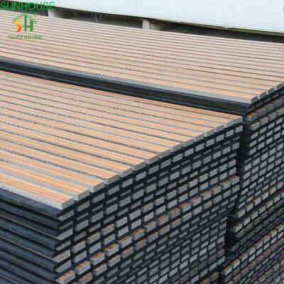 2400X600Mm High Quality Acoustic Slat Wall Panel Soundproof Wooden Panels for Home and Office for Living Room