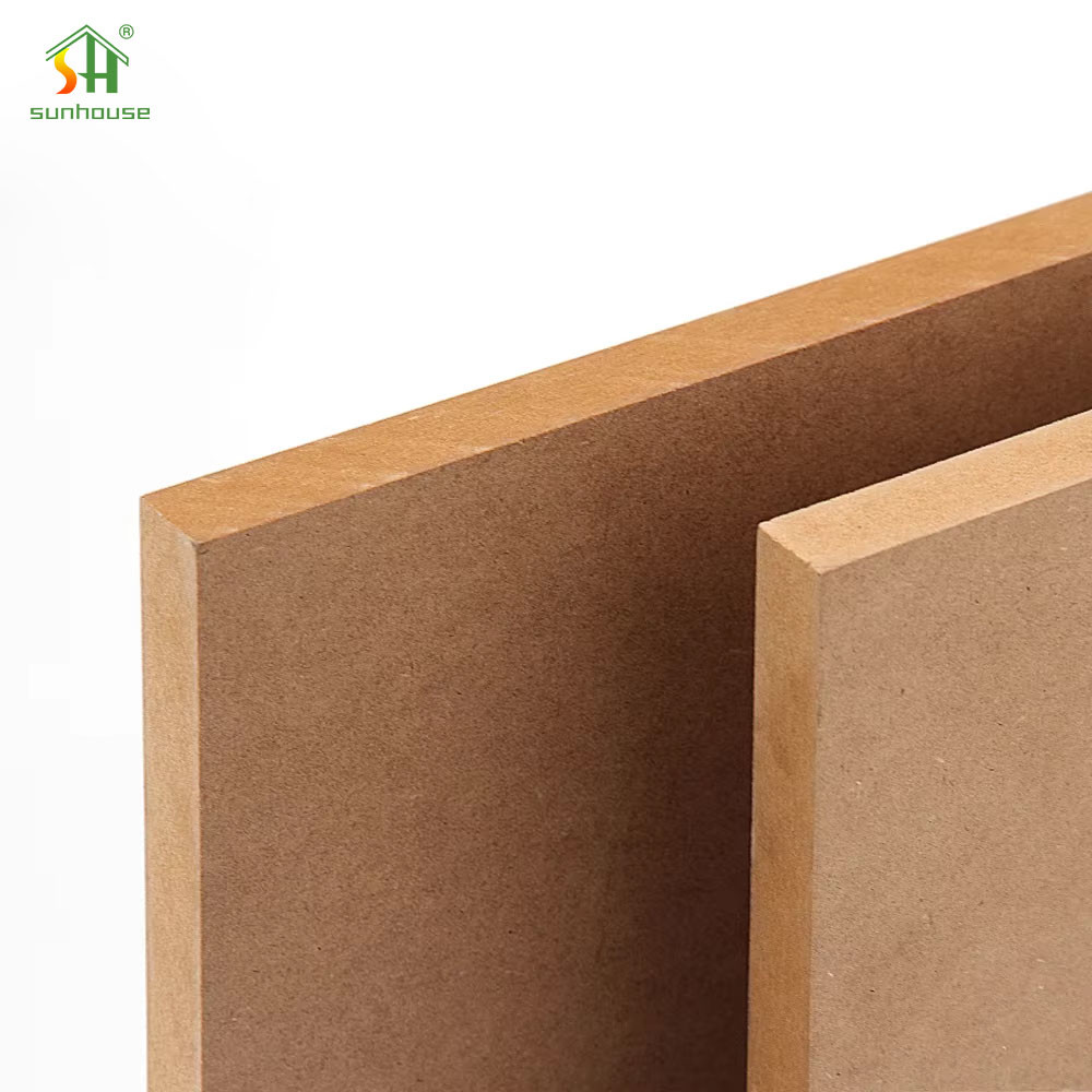 Fire Resistant Melamine MDF Board 1/2 Inch Thick For Interior Furniture Decoration