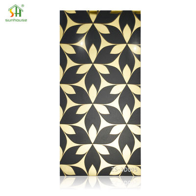 좋은 가격 5D 사용자 지정 아크릴 벽 패널 대리석 효과 벽 덮개 1220x2440mm 온라인으로