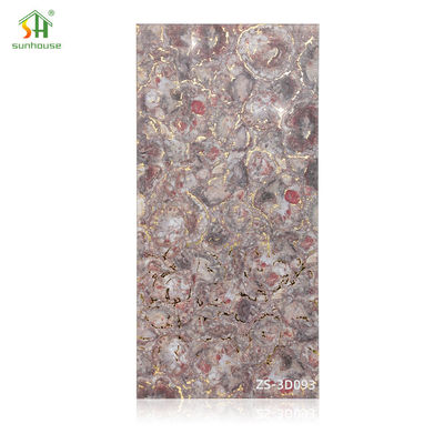 좋은 가격 가벼운 대리석 효과 벽 패널 1220x2440mm 아크릴 방수 패널 온라인으로